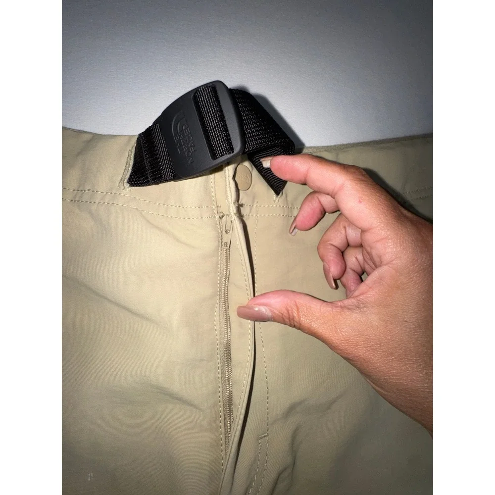 The North Face Paramount Trail Convertible Pants Shorts Mens 40x30 Beige Hiking